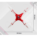 Novo controle de rádio de chegada 2.4ghz quadcopter 6axis giroscópio helicóptero de 4 eixos com câmera